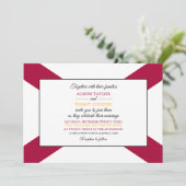 フロリディアン州旗、フロリ結婚ダ州旗 招待状 (スタンド正面)