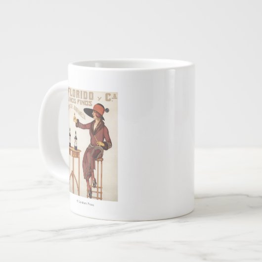 フロリドヴィノスフィノスサンルカルデバラメダ ジャンボコーヒーマグカップ (正面左)