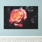 フロリブンダバラシーラズフュージオンキャンバス キャンバスプリント (インサイチュ (ウッドフロア))