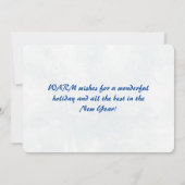 フロリメリーダクリスマスサニベルアイランドライトハウス シーズンカード (裏面)