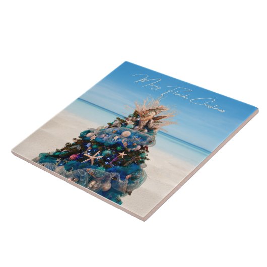 フロリメリーダクリスマストロピカルビーチホリデーツリー タイル (側面)