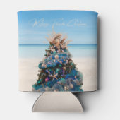 フロリメリーダクリスマストロピカルビーチホリデーツリー 缶クーラー (裏面)