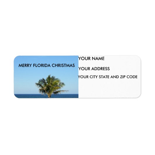 フロリメリーダクリスマスラベル ラベル (正面)