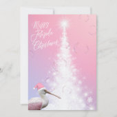 フロリメリーダクリスマス熱帯鳥と木 シーズンカード (正面)