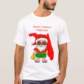 フロリメリーダクリスマス!トロピカルサンタクールビア Tシャツ (正面)