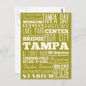 フロリユニークダギフトアイディアタンパ ポストカード (正面/裏面)