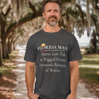フロリユーモアのあるダマン海アンチトランプ Tシャツ