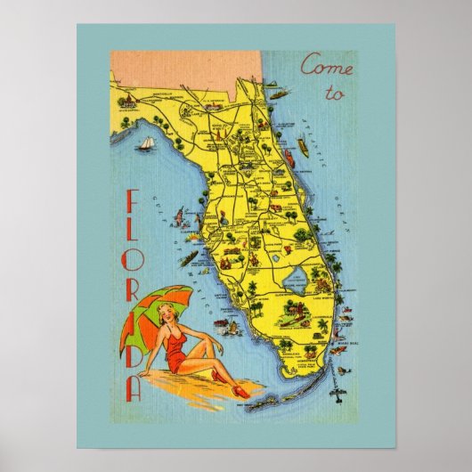 フロリ来ダに！ ポスター (正面)