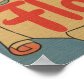 フロリ来ダの州の地図、ピンアップ少女へ ポスター (角)