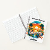 フロリ楽しむダの穏やかな夕焼けの景色 ノートブック (内部)