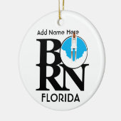 フロリ生まれダシャトル セラミックオーナメント (左)