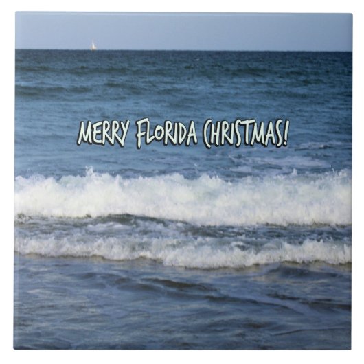 フロリ祝ダスタイルのクリスマス タイル (正面)