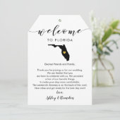 フロリ結婚ダのウェルカムラベル、文字の旅程 (スタンド正面)