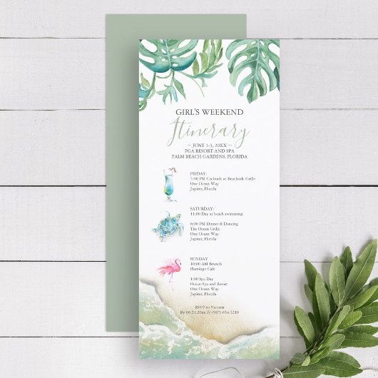 フロリ結婚ダの週末の旅程