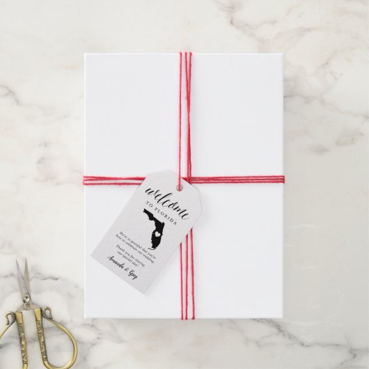 フロリ結婚ダへようこそ ギフトタグ (より糸付き)