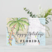 フロリ航海のダから熱帯ハッピーホリデー シーズンカード (スタンド正面)