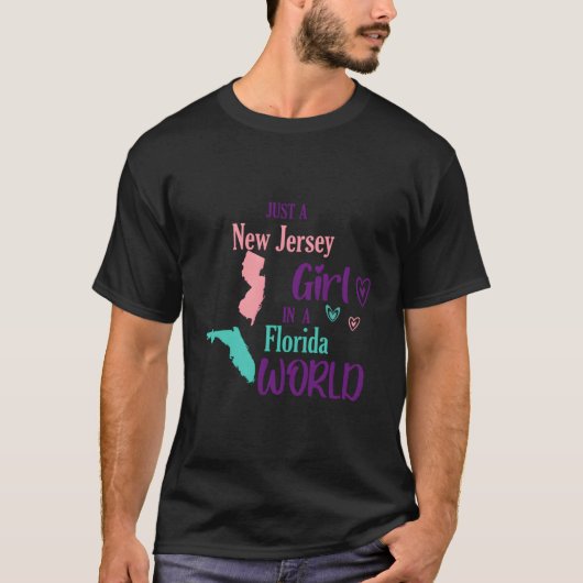 フロリ誇りを持ったダ世界のニュージャージーに過ぎない Tシャツ (正面)