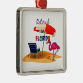 フロリ退職したダの太陽のおもしろい メタルオーナメント (右)