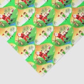 フロリ遊ダクリスマスオーギーでサンタのゴルフ 薄葉紙 (詳細)