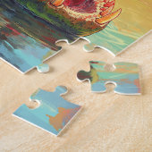 フロリ鮮やかダのアリゲーターアドベンチャー ジグソーパズル (側面)