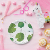 フロルリリーパッド誕生日紙プレート ペーパープレート (パーティー)