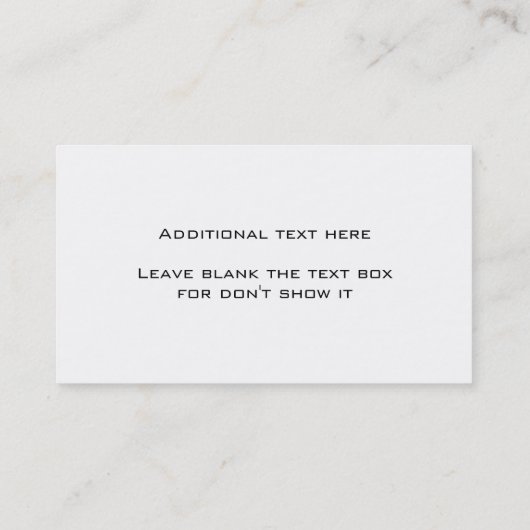 フロレアエレガント名刺 名刺 (裏面)