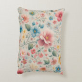 フロレアル枕(ベッドコレクシファンシーョン) アクセントクッション (裏面(縦))