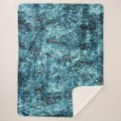 フロレスタアズールソブネバスカオヴィドロtrincado シェルパブランケット (正面)