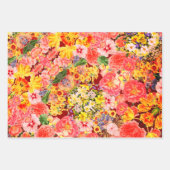 フロレスタブリュッセルフラワーサンプラー ラッピングペーパーシート (正面3)