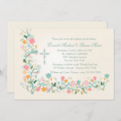 フロレットコーナー宗教的招待状 招待状 (正面/裏面)