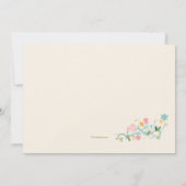 フロレット・コーナー 宗教勧誘 招待状 (裏面)