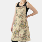 フロレンイタリアンチンが花開く エプロン (インサイチュ)