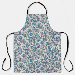 フロレンイタリアンチンが花開く エプロン