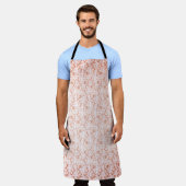 フロレンイタリアンチンが花開く エプロン (着用した状態)