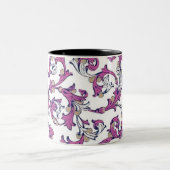 フロレンイタリアンチンが花開く ツートーンマグカップ (中央)