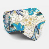 フロレンイタリアンチンが花開く ネクタイ (ロール)