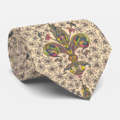 フロレンイタリアンチンが花開く ネクタイ (ロール)