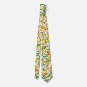 フロレンイタリアンチンが花開く ネクタイ (裏面)