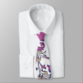 フロレンイタリアンチンが花開く ネクタイ (タイ)