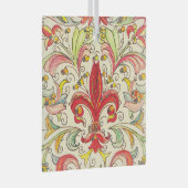 フロレンイタリアンチン（紋章の）フラ・ダ・リパターン ガラスオーナメント (正面右)