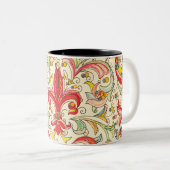 フロレンイタリアンチン(紋章の)フラ・ダ・リパターン ツートーンマグカップ (正面右)