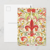 フロレンイタリアンチン(紋章の)フラ・ダ・リパターン ポストカード (正面/裏面)