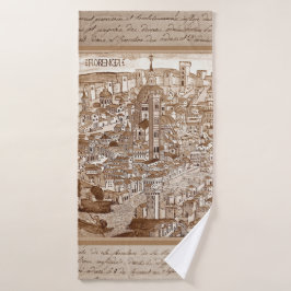 フロレンシアセピア1493 バスタオル