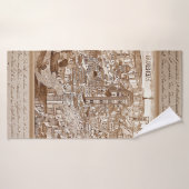 フロレンシアセピア1493 バスタオル (バスタオル)