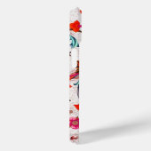 フロレンティア ルネサンス 赤 花の渦巻き, 花 Case-Mate iPhoneケース (裏面 / 右)