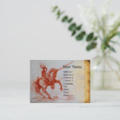 フロレンティーヌナイトON乗馬モノグラム宝石 名刺 (スタンド正面)