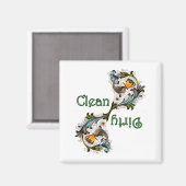 フロレンテ色彩の鮮やかンガーデン食洗機磁石 マグネット (正面/裏面)