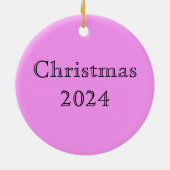 フロレンファンシーチンデザイン水の色葉の セラミックオーナメント (裏面)