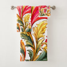 フロレンファンシーチンデザイン水の色葉の