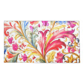 フロレンファンシーチンデザイン水の色葉の 枕カバー (裏面)